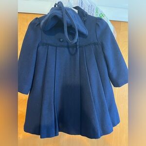 F.W. Fischer Navy toddler coat and hat